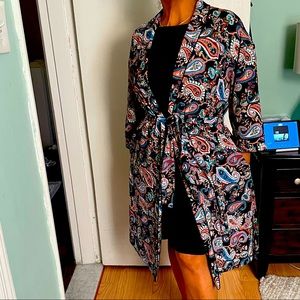 Paisley over coat